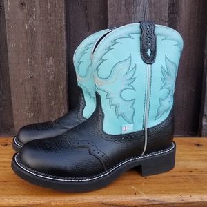 SOLD! Justin Boots "Gypsy" Fat Babies sz 9